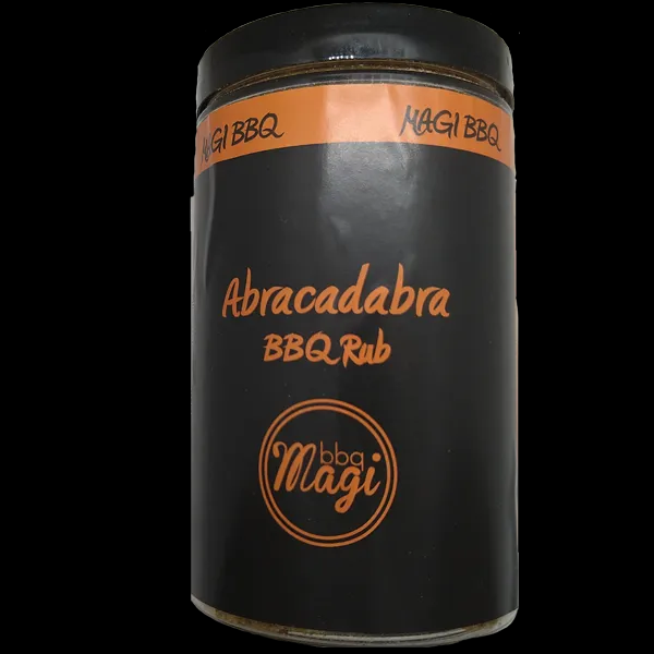 Abracadabra rub 400ml. Svart och orange.