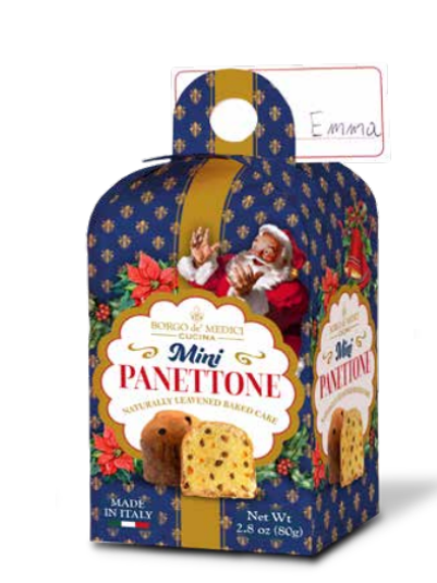 Mini panettone blå