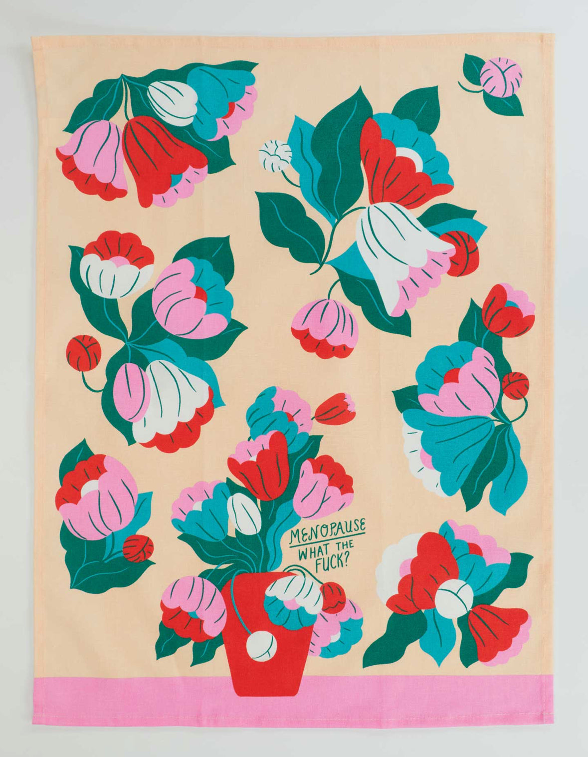 Kökshandduk " Menopaus, what the fuck?"