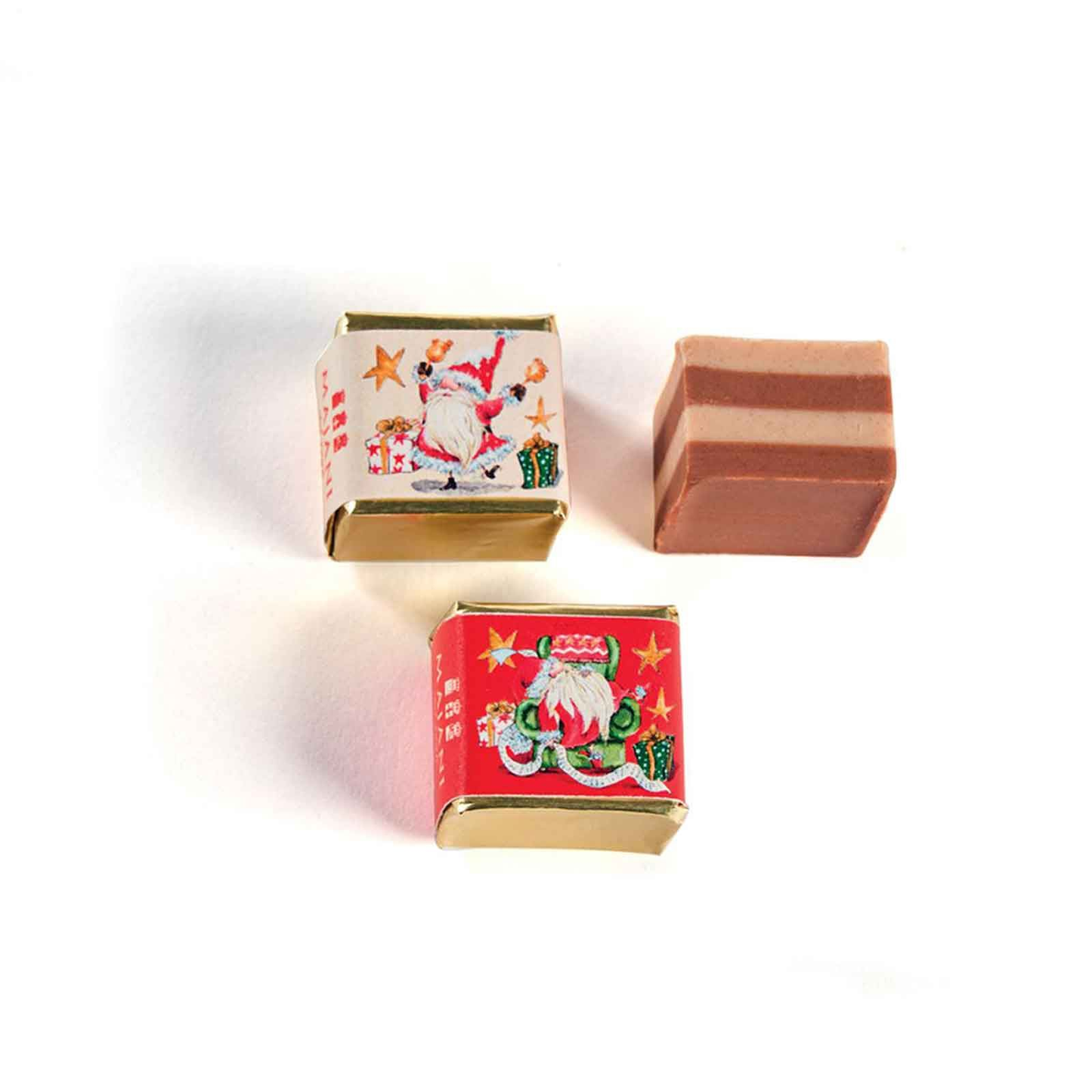 nougat i julörpackning. cremino.
