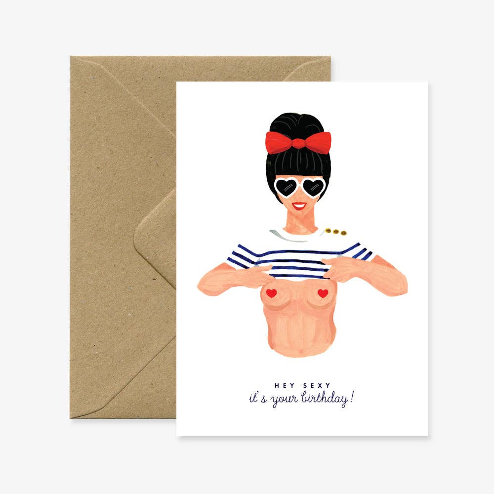 Hey Sexy – födelsedagskort