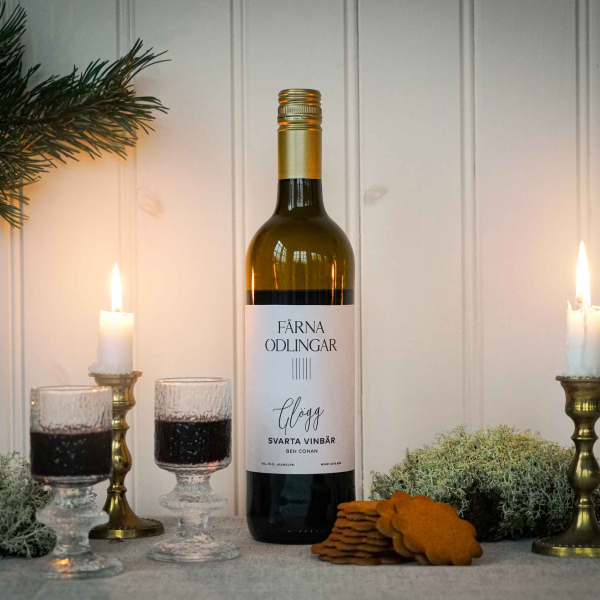 Glögg Svarta vinbär 75cl. Färna Odlingar