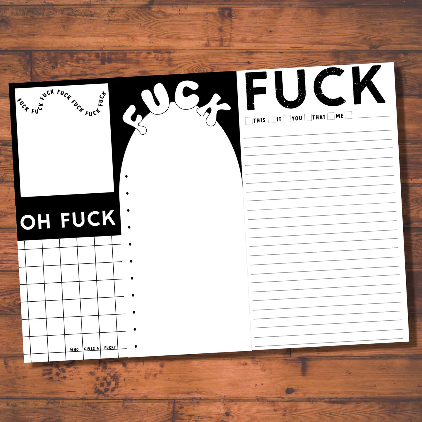 Notepad Block F*CK IT