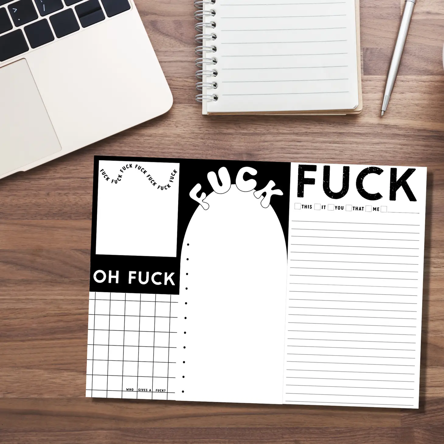 Notepad Block F*CK IT