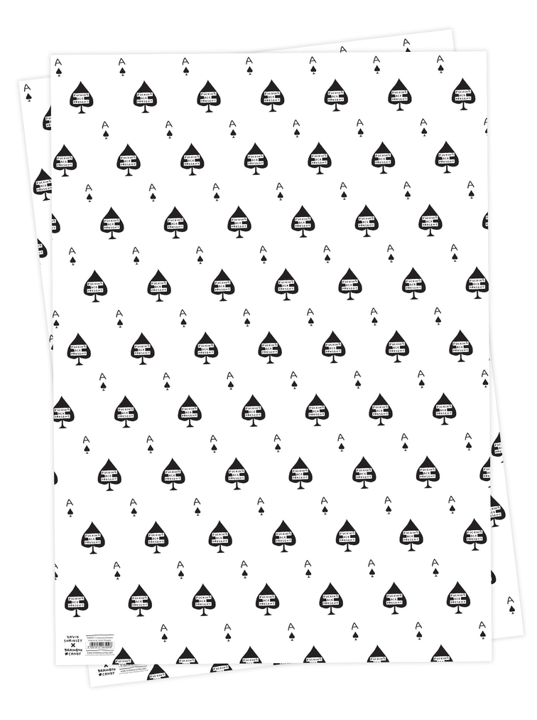 Fucking ace Present Presentpapper- David Shrigley
