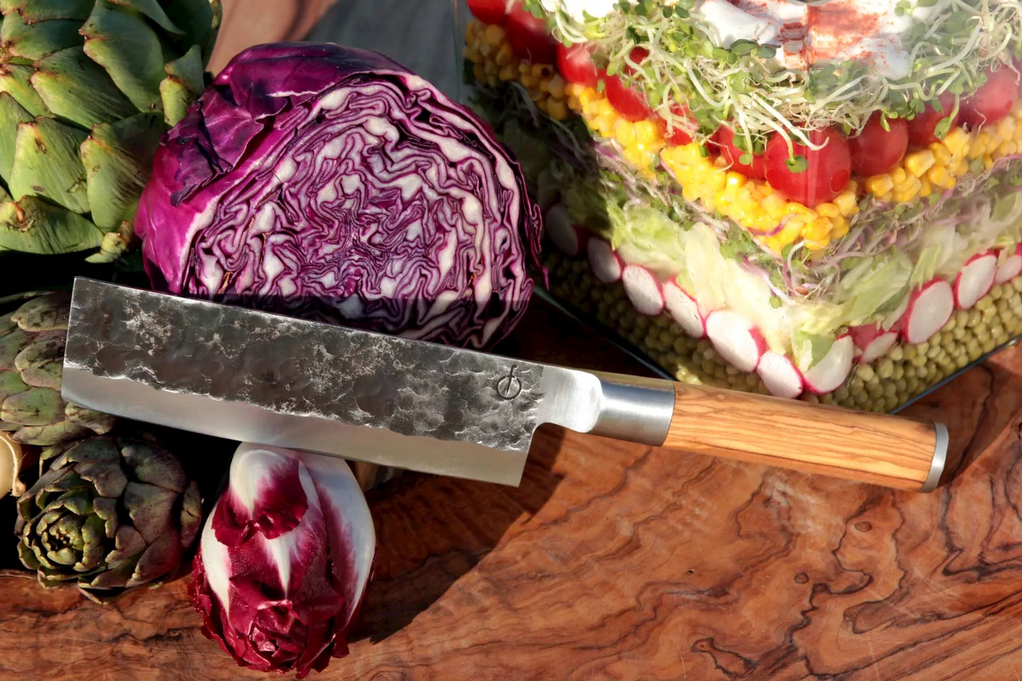 Forged Grönsakskniv -Olive