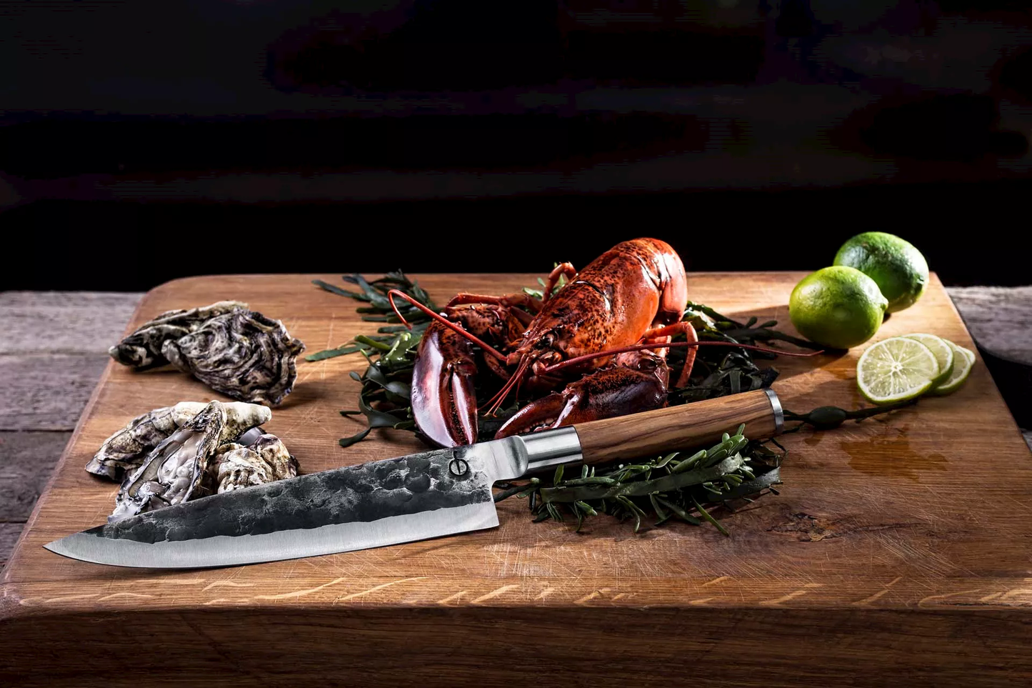 Forged Kock kniv -Olive