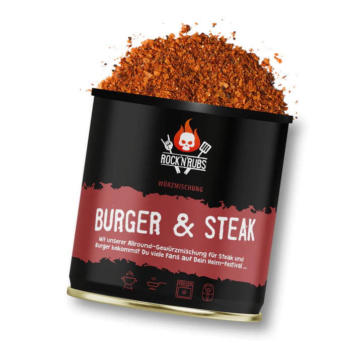 Allround-kryddblandning för Steak & Burgare – Rock'n'Rubs