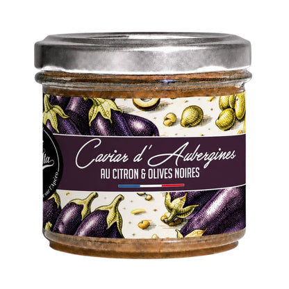 Eggplant caviar with lemon & black olives