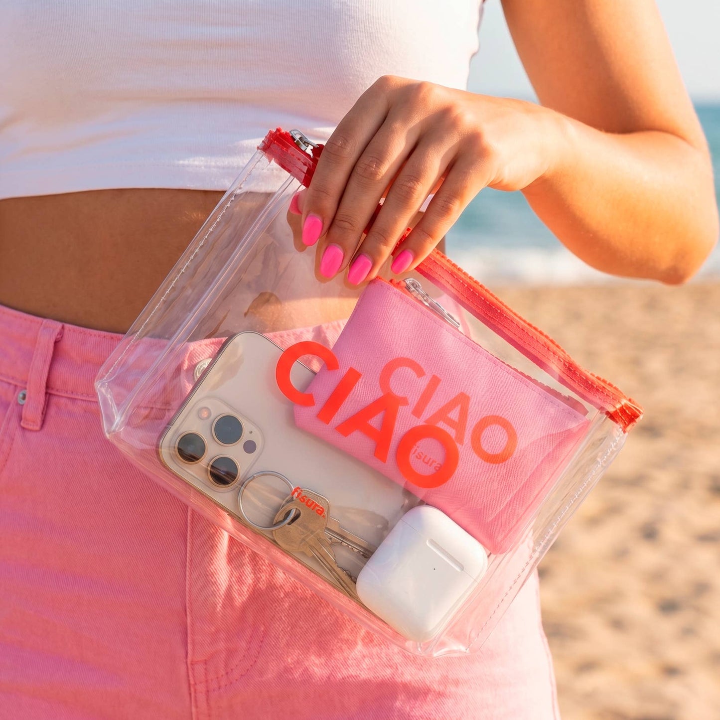Triple toiletry bag "ciao"
