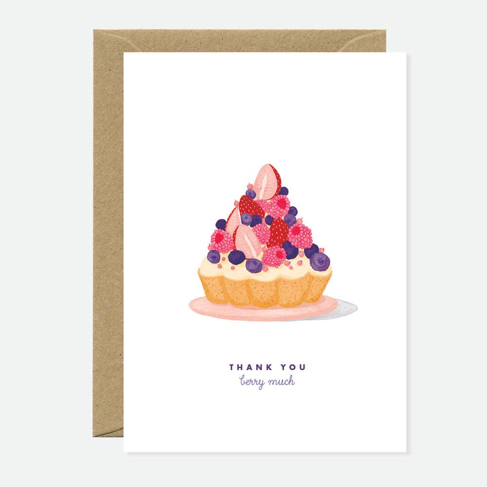 Thank You Berry Much – tackkort