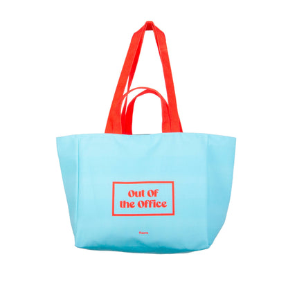 Beach bag "out of the office"