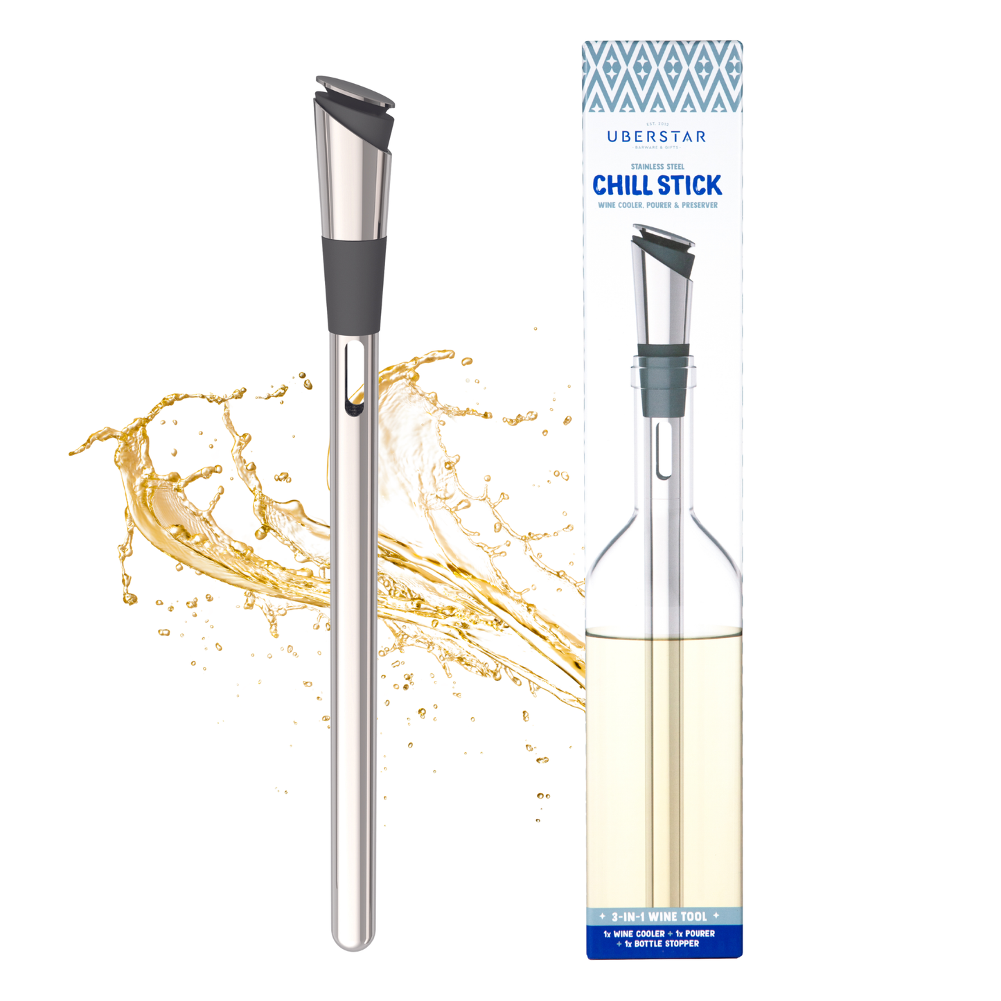 Stainless Steel Wine Chill Stick