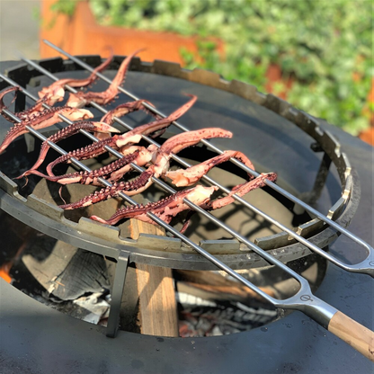 Dubbelt Grillspett 60cm. Forged