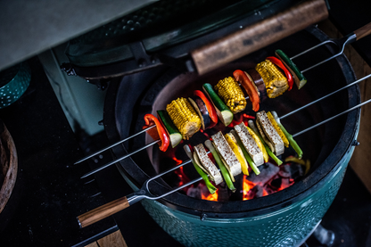 Dubbelt Grillspett 60cm. Forged