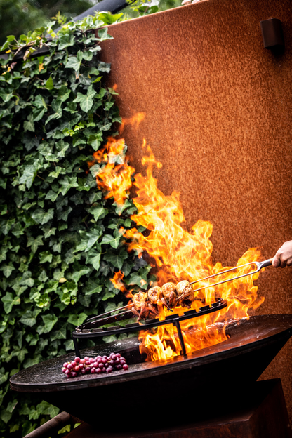 Dubbelt Grillspett 60cm. Forged