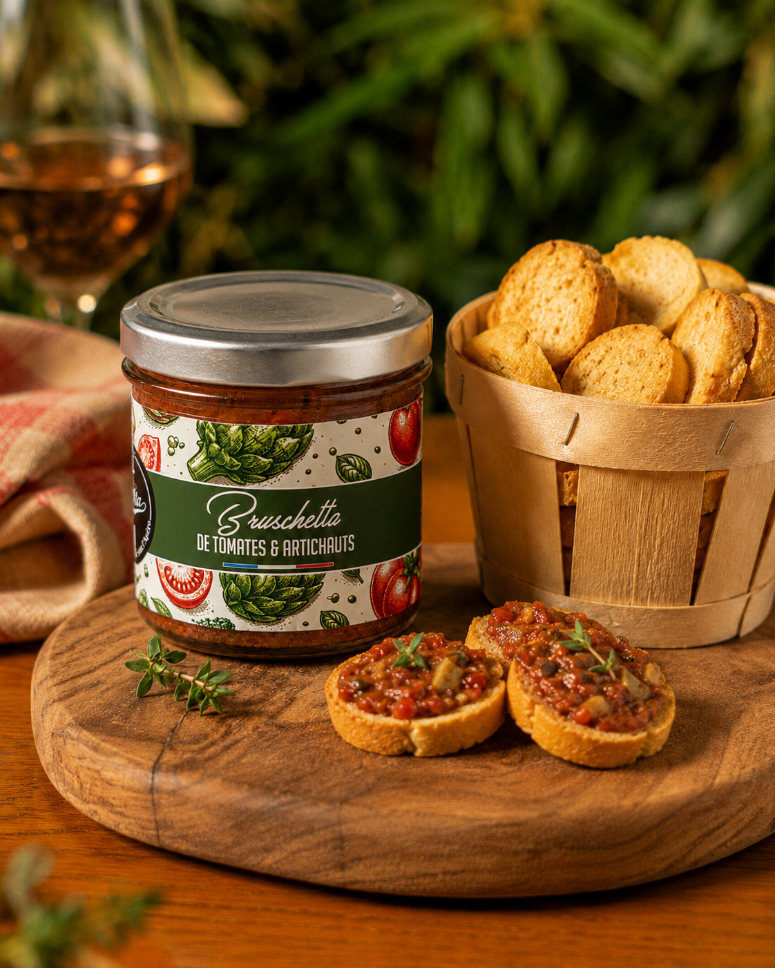 Tomato and Artichoke Bruschetta