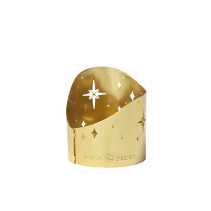 Ljuslykta Northern Star guld. Liten.