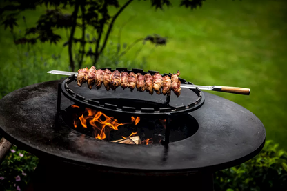 Grillspett V-format 60cm. Forged