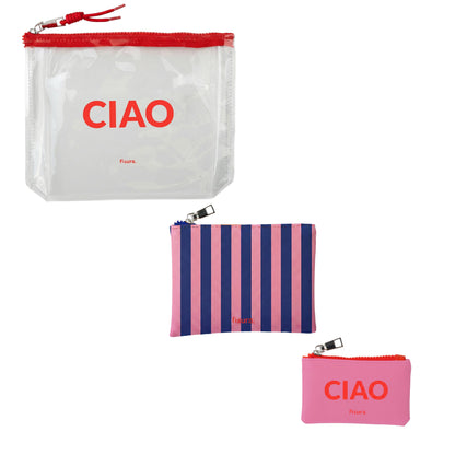 Triple toiletry bag "ciao"