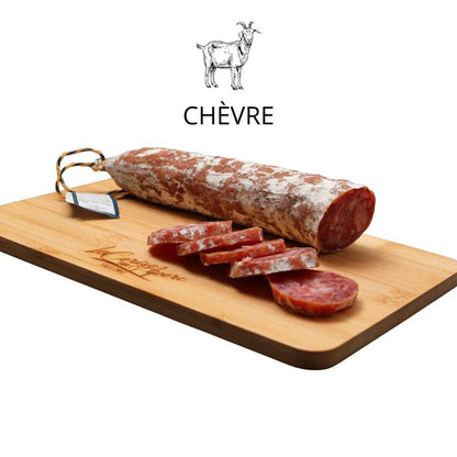 Sausage made in Auvergne with goat cheese
