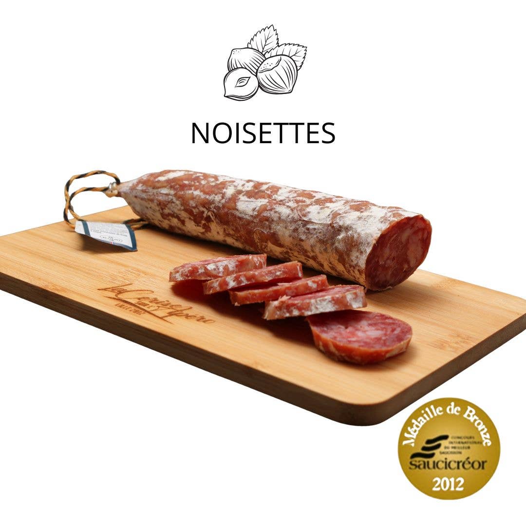 Sausage made in Auvergne with Hazelnuts