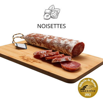 Sausage made in Auvergne with Hazelnuts
