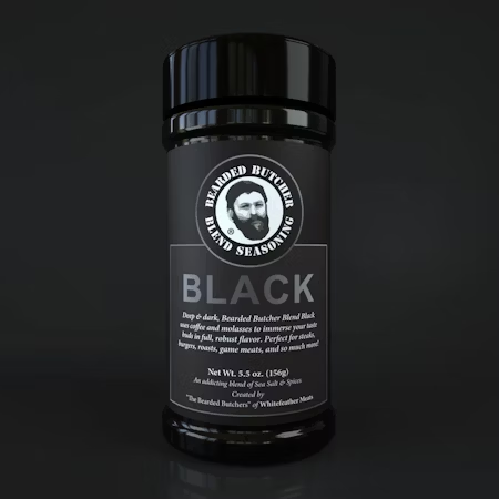 Kryddburk med Black från Bearded butcher. Svart.