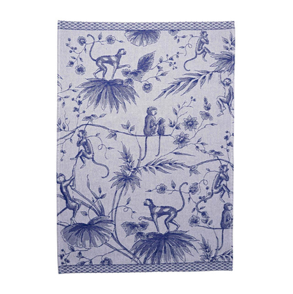 Diskhandduk "Apa". Heinen Delfts Blauw
