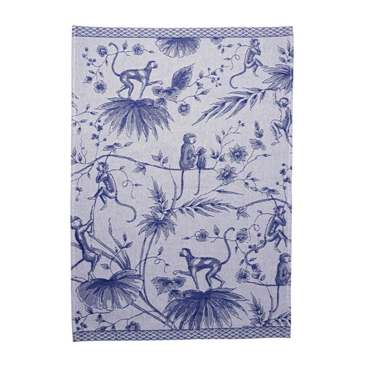 Diskhandduk "Apa". Heinen Delfts Blauw