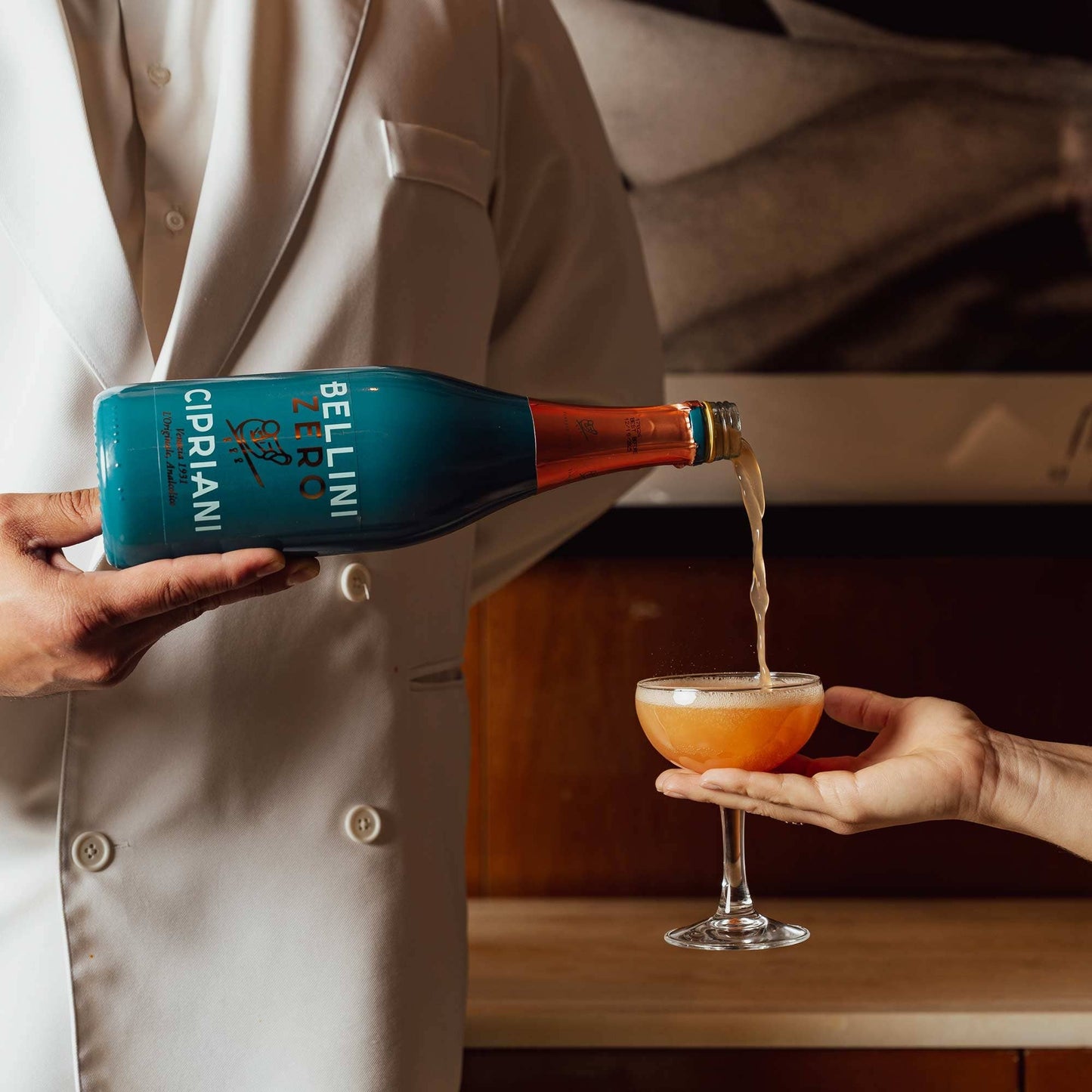 Bellini Zero Cipriani 0,75L – den ikoniska alkoholfria cocktailen