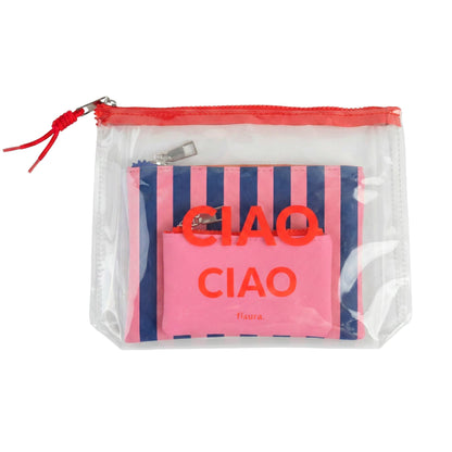 Triple toiletry bag "ciao"