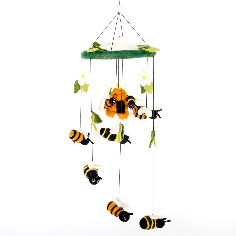 Babymobil Bikupa och blommor