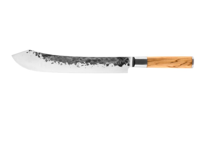 Forged Butchers knife -Olive