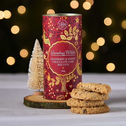 Grandma Wilds kakor – Tranbär & vit choklad