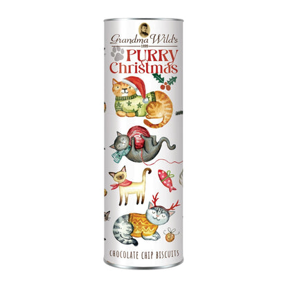 Grandma Wilds Purry Christmas – Cylinderburk med chokladkakor