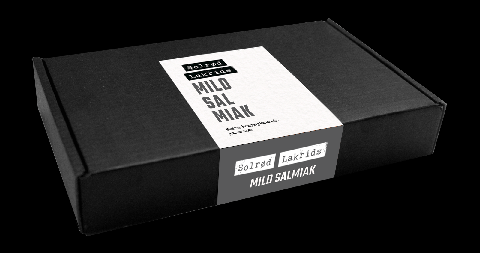 Ask med handgjord lakrits med smaken mild salmiak