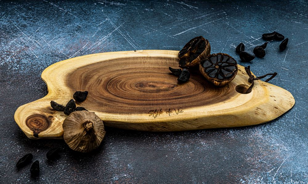 Skärbräda Acacia oval small
