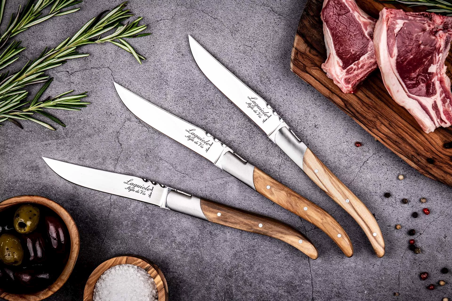 Steakknivar set 6st Laguiole