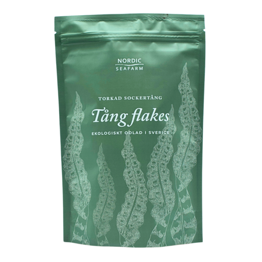 Påse med flakes av sockertång